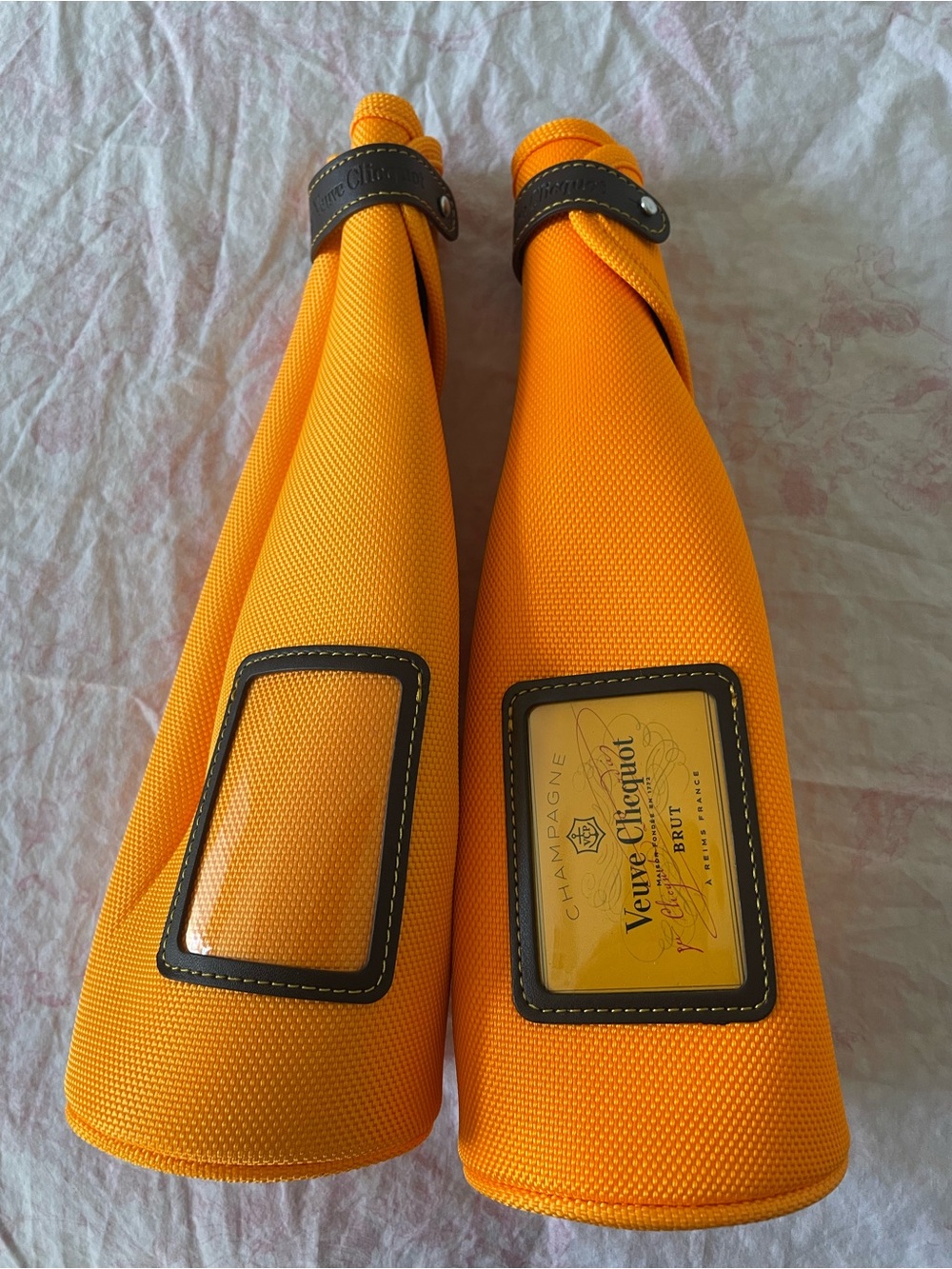 Veuve Clicquot Orange Champagne Bottle Cooler Sleeves